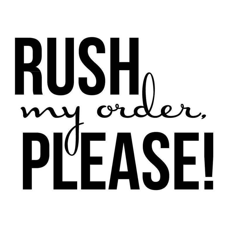 Rush Order - 4 items